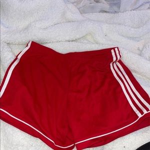 Adidas red shorts
